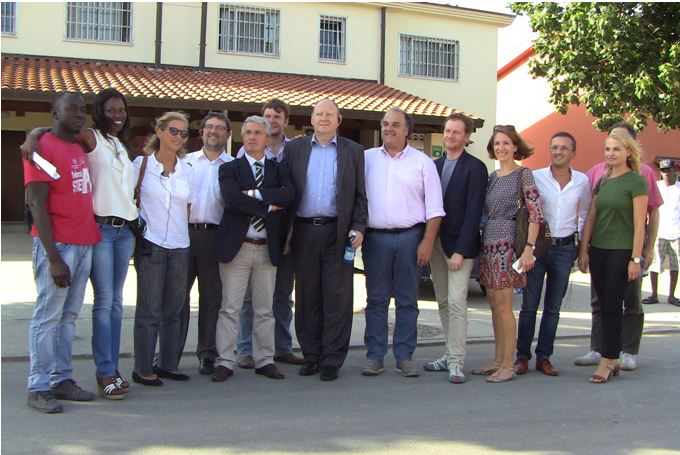 La delegazione di parlamentari tedesca in visita al “Cara” di Mineo
