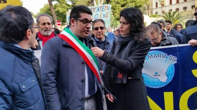 Il sindaco di Troina in sostegno dei manifestanti