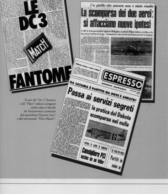La scomparsa del DC3 a Fontanarossa