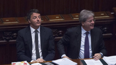 Matteo Renzi e Paolo Gentiloni