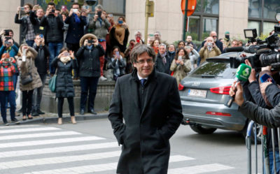 Carles Puigdemont a Bruxelles